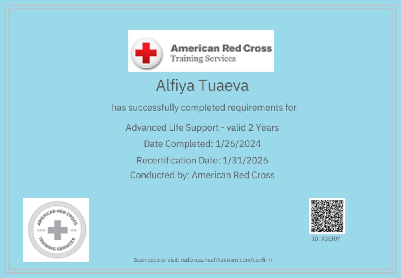 Advanced Cardiovascular Life Support (ACLS)